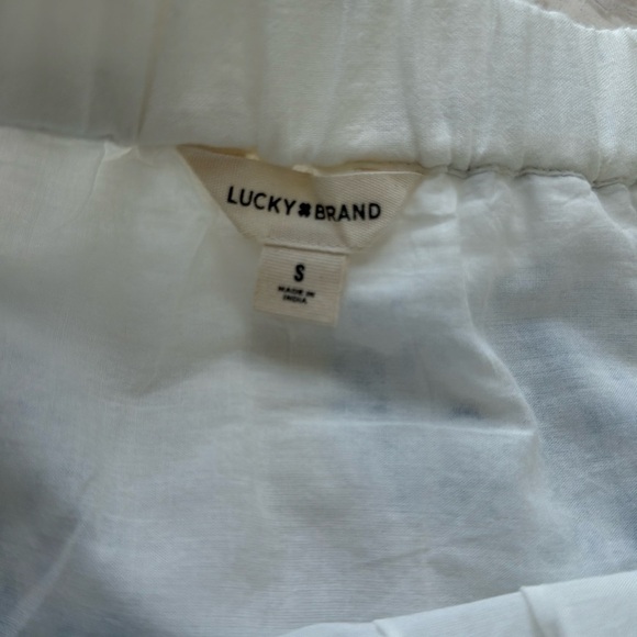 Lucky Brand Midi , long summer Blue and White Paisley Skirt, Size S, 100%Cotton - Picture 11 of 14